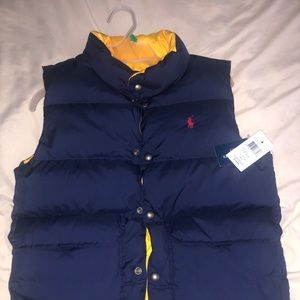 Ralph Lauren polo bubble vest youth boys size 8